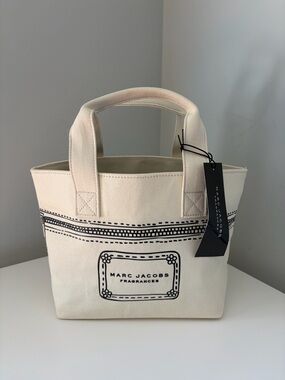 Marc Jacobs Cream Canvas Tote